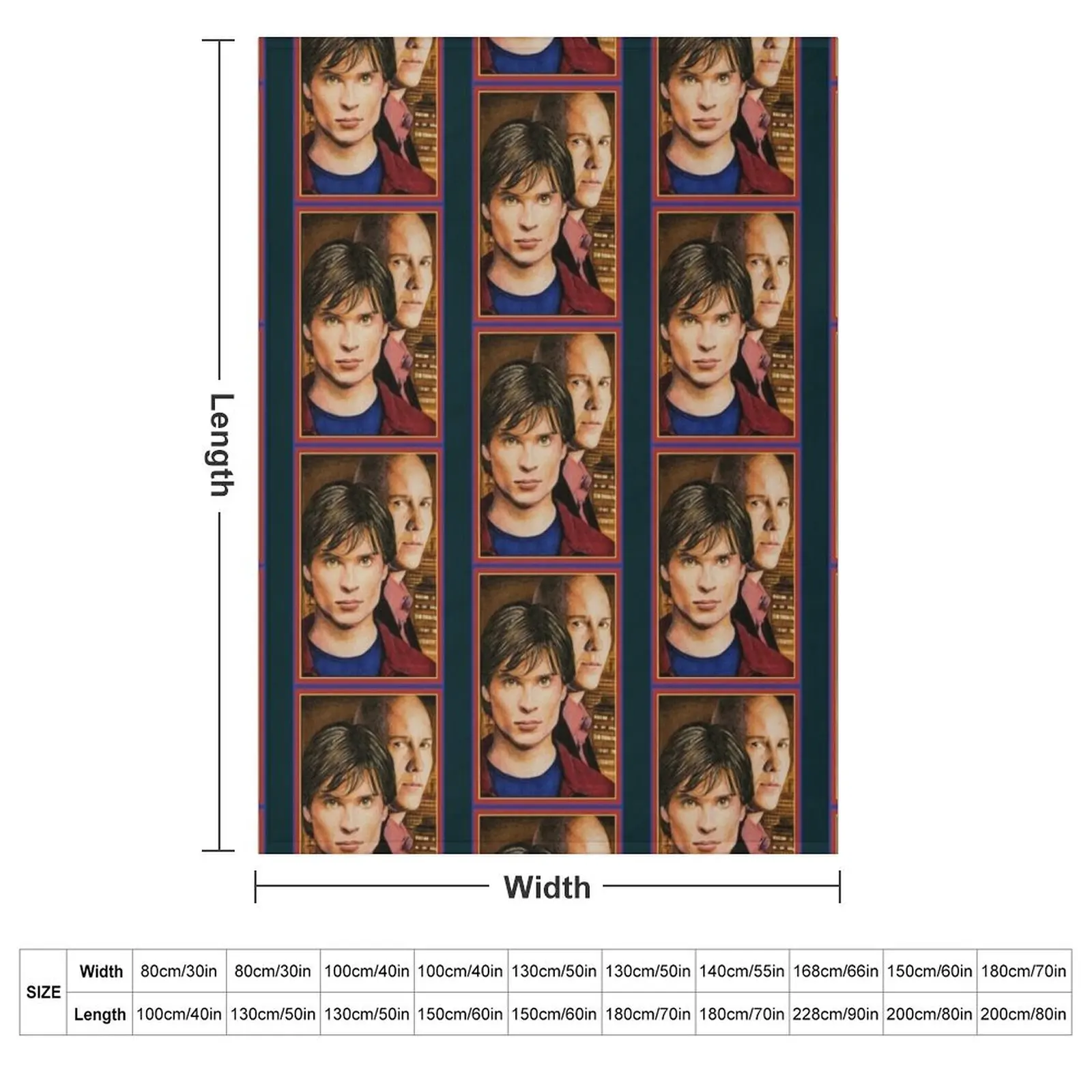 Потрясающее одеяло Smallville самое мягкое для косплея аниме одеяла из фланелевой