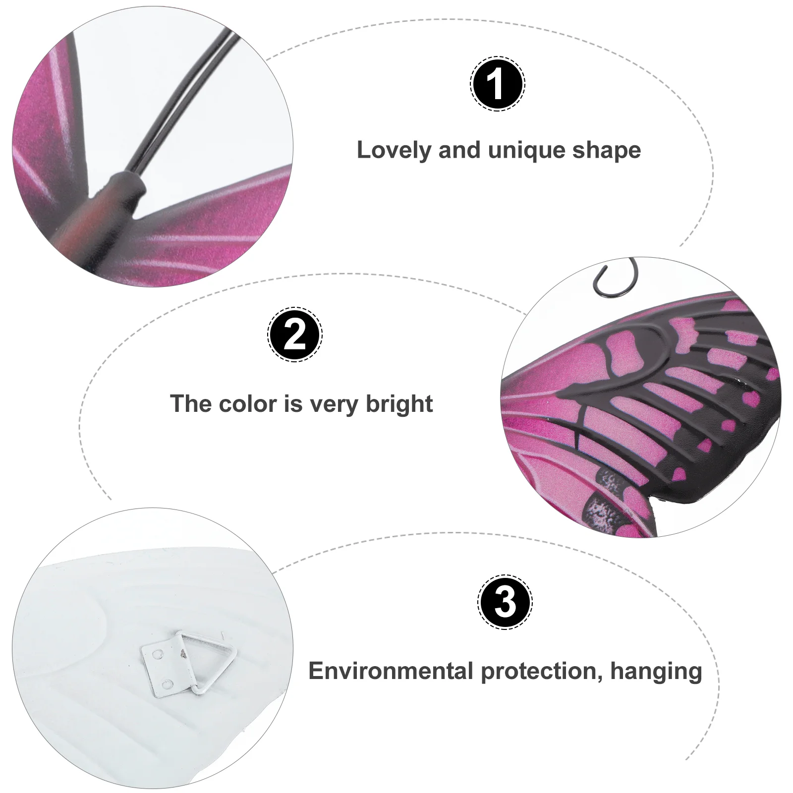 Настенные настольные украшения из кованого железа с бабочкой Para Salas Casa Light House