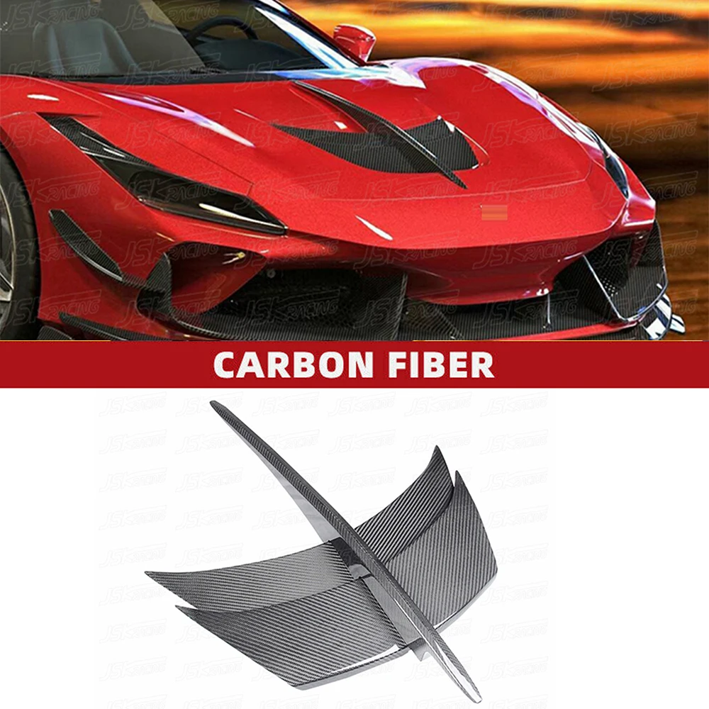 

P Style Carbon Fiber Hood Vent For Ferrari F8 2019-2021（JSKFRF819008）