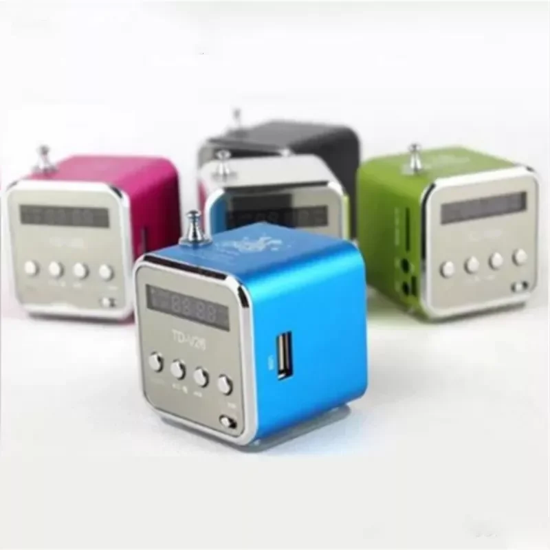

NEW Digital Radio Speaker Portable Mini Radio FM Receiver Rechargeable Battery Support SD/TF Card Music Play