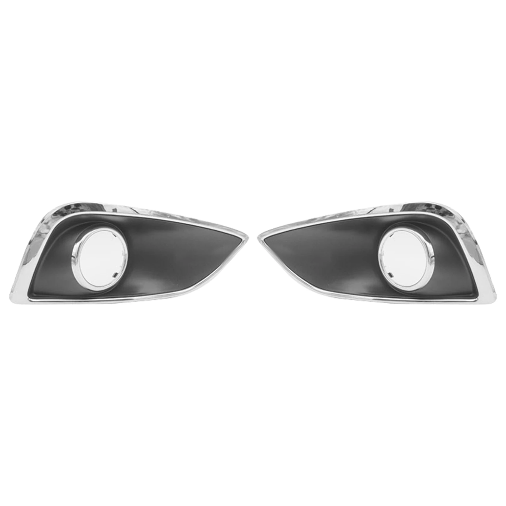 

1Pair Front Fog Lamp Bonnets Cover Fog Light Frame Cover Shell for Hyundai IX35 2009 2010 2011 2012