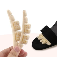 1 pair rabbit teeth anti slip stickers forefoot toe pads inserts for shoes woman sandals slippers high heels non slip stickers