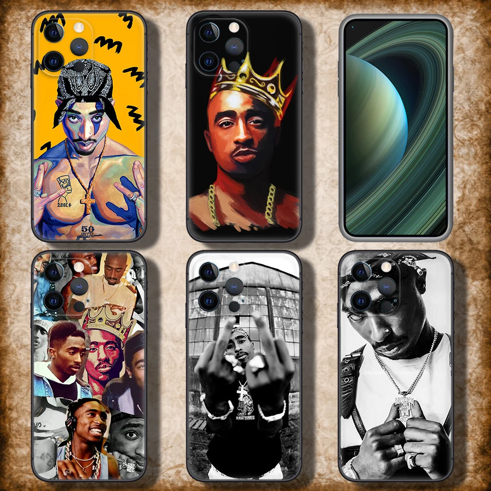 D23 pop 2pac Tupac Rapper Мягкий силиконовый чехол для Samsung S9 Plus S10 S10E S20 Fe Lite S21 S22 S23 S30 Ultra