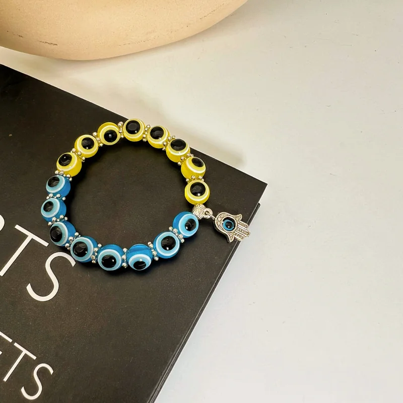 Бусины турецкого голубого сглаза 8 мм бусины ручной работы Бабочка слон шармы