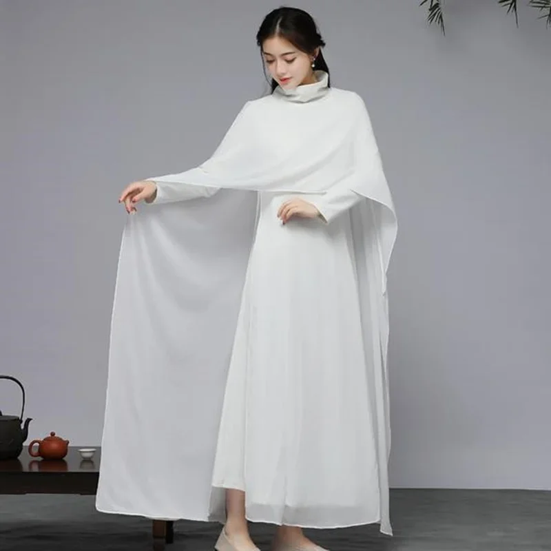 Китайский магазин одежды красно-белые элегантные китайские платья ханьфу