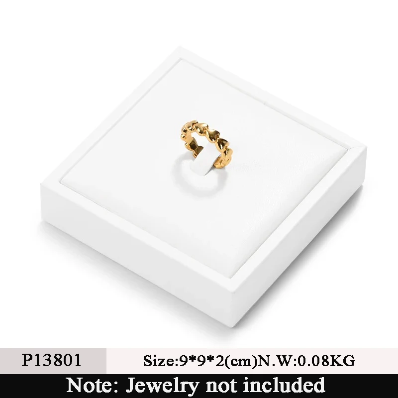 

Oirlv белый кожаный набор для демонстрации украшений