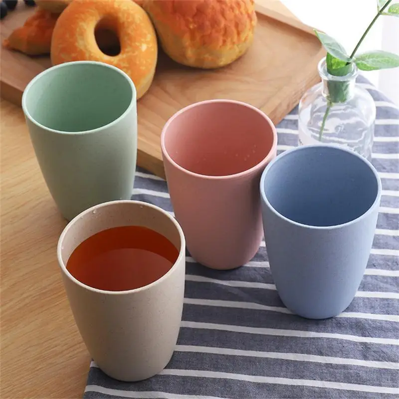 

Bathroom Accessories Tumblers Plastic Mouthwash Cup Coffee Tea Water Mug Drinking Cup Home Travel Solid Color Toothbrush Holder