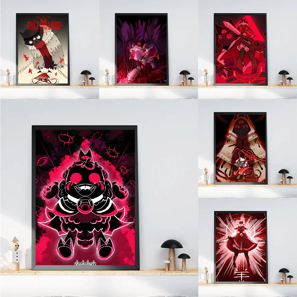 Постер из аниме культ овца бумажный плакат с принтом для дома гостиной спальни