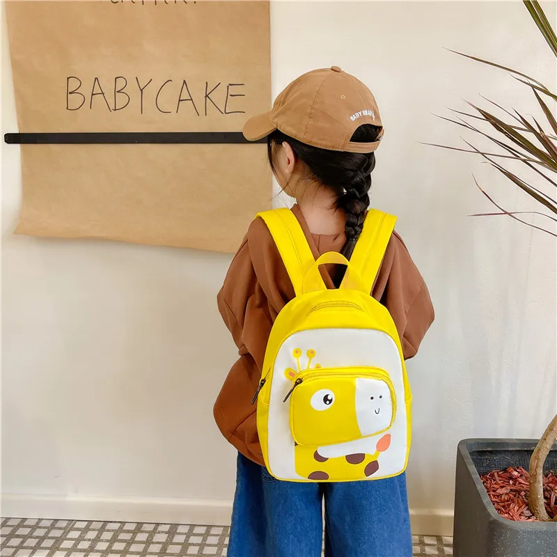 New Kindergarten School Bag Fashion Cute Cartoon Deer Children's Backpack 2-5 Years Old Boys and Girls Backpack Children Gift