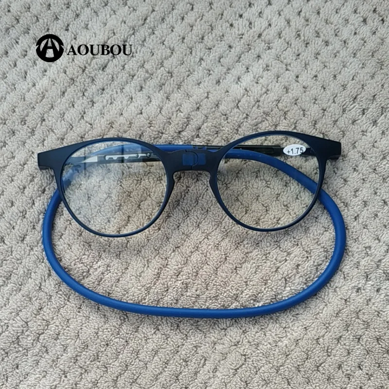

Neck Hanging Reading Glasses Magnet Okulary Do Czytania Rubber Rope Gafas De Lectura Fixed Durable Design Lunettes Lecture