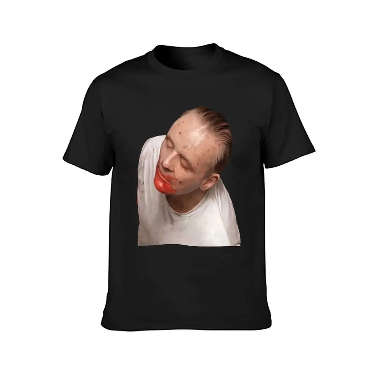 Футболка Ганнибал Лектер забавные подарки для парня футболки с мемми рисунком
