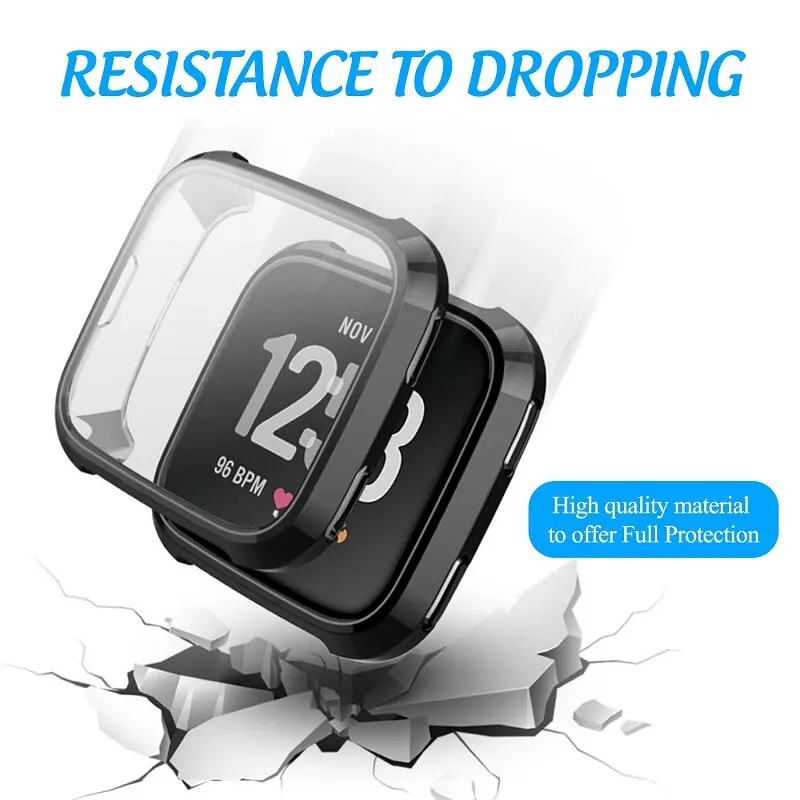 

Силиконовый защитный чехол из ТПУ для смарт-часов Fitbit Versa 2 Versa 3 4