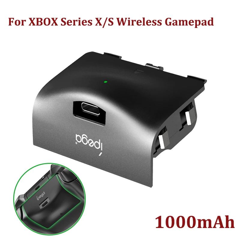 

Аккумуляторная батарея 1000 мАч для беспроводного контроллера Xbox серии X/S