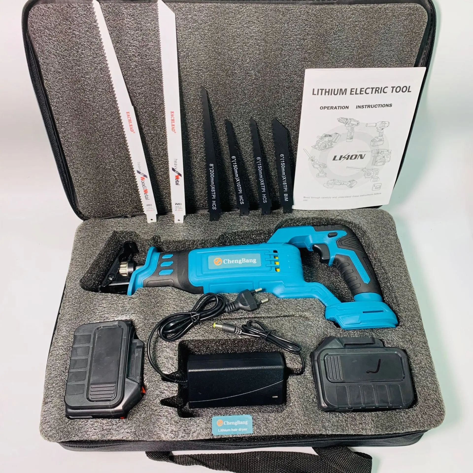 

Rechargeable brushless electric reciprocating saw horse inadvertently high-power large capacity electric saw Makita Battery