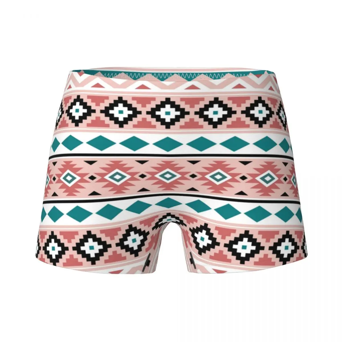Youth Girls Boho Bohemian Boxer Children's Pure Cotton Underwear Teenage Aztec Essence Pattern IIIb Underpants Briefs