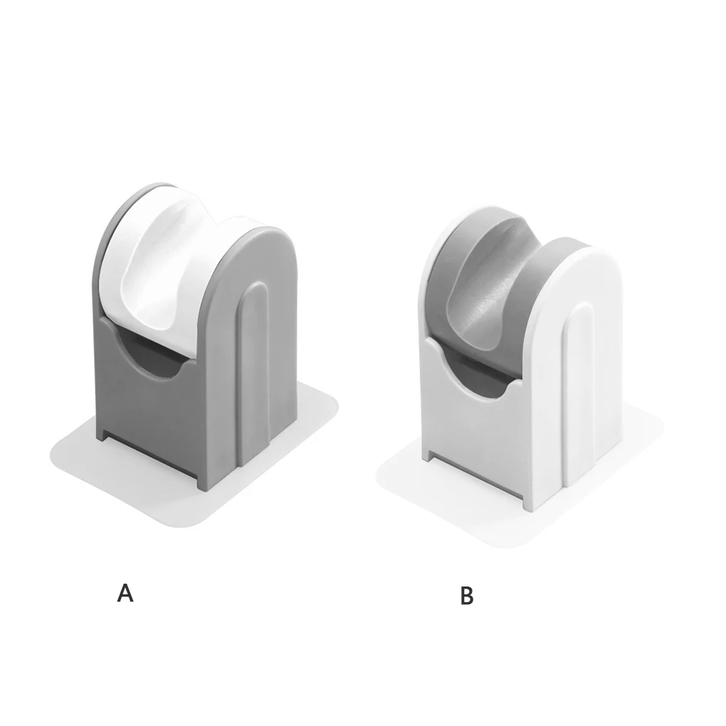 

Adjustable Self Adhesive Shower Head Bracket Wall Mount Showerhead Holder Fixing Stand Gray
