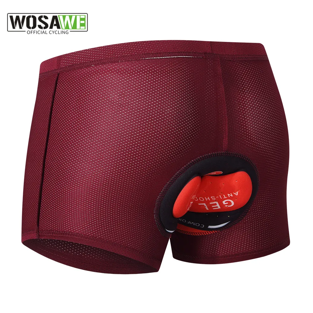 

Мужское Велосипедное нижнее белье WOSAWE, противоударные велосипедные шорты, сетчатые дышащие велосипедные трусы, нижнее белье для горных и д...
