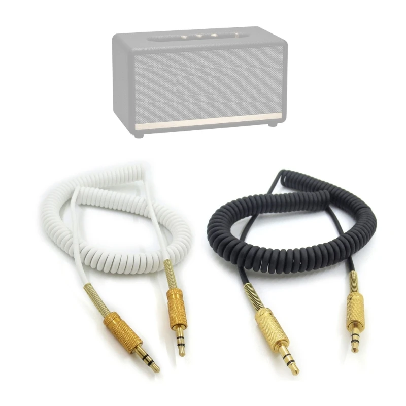 

3.5mm Replacement AUX Cable Coiled Cord for MARSHALL II Drop Shipping