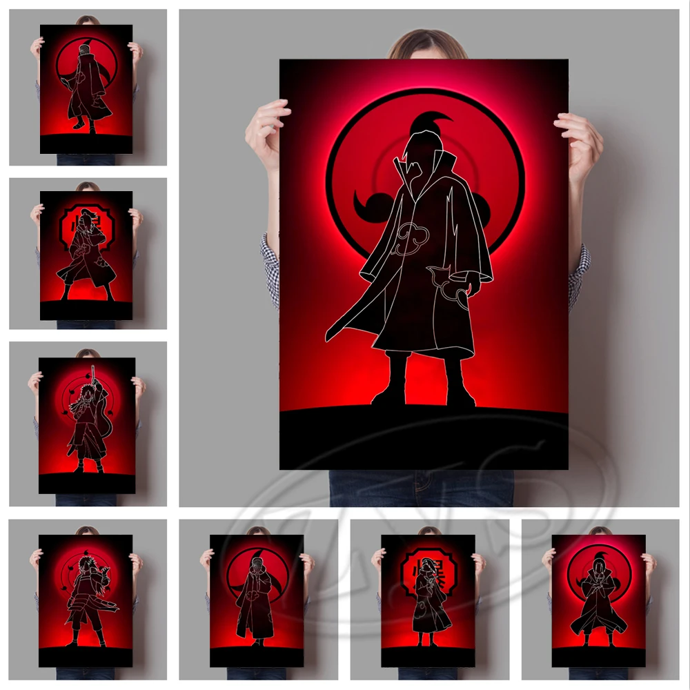 

Картина удзумаки Наруто, домашний декор, Постер Deidara, настенное изображение, холст Итачи учихи, модульные картины для гостиной