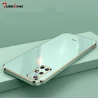 Lxuury квадратная рамка покрытие силиконовый телефонный чехол для Samsung Galaxy A51 A71 A11 A21S A31 A20 A30 A50 A10S A20S A02S A7 2018 A750