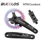 Кривошипная система BUCKLOS 170 мм mtb 104BCD кривошипная Кривошип 32343638T Звездочка с квадратным отверстием для дороги с нижним кронштейном детали для BB mtb