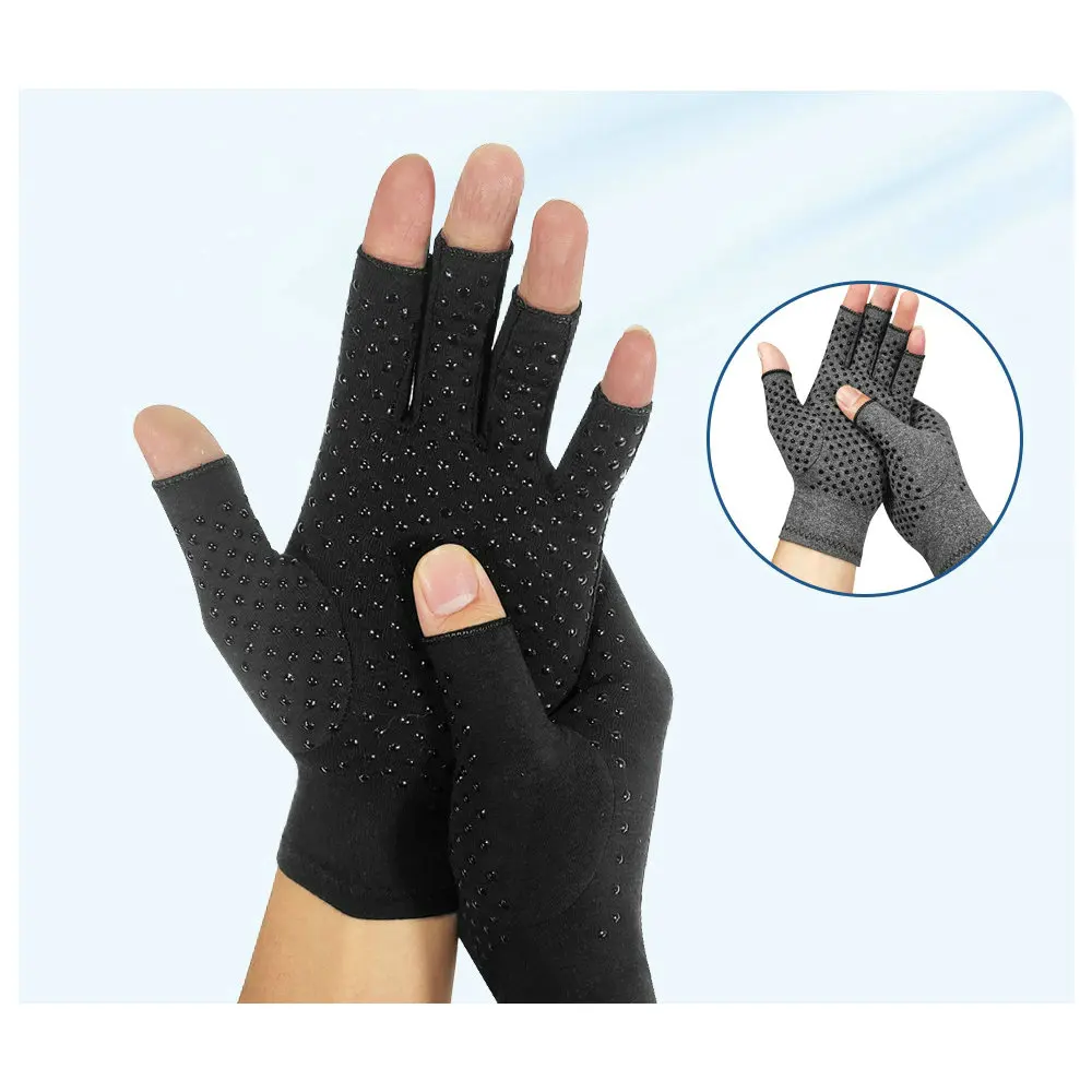 

1Pair Black Half Finger Fingerless Gloves Stretch Elastic Fashion For Women And Men Wrist Cotton Gloves Winter Warm Workout Glov