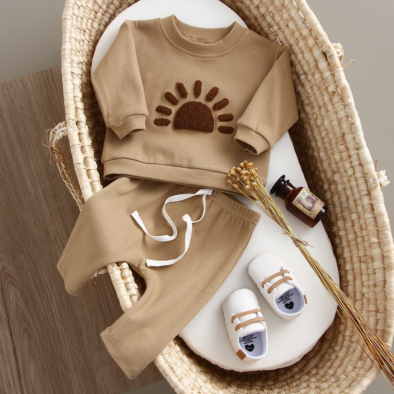 

Baby Boy Girls Clothes Cotton Girl Clothing Sets Long-Sleeved Sweatshirts+Pants Infant Clothes 2pcs Kids Suit Outfits