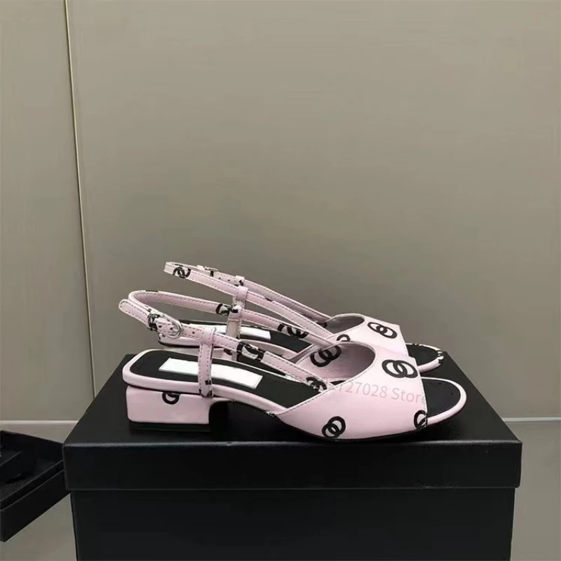 Classic Women Sandals Fashion Luxury High Heels Women High Quality Designer Sandals Vacation Beach Shoes 2023 New Ladies Shoes