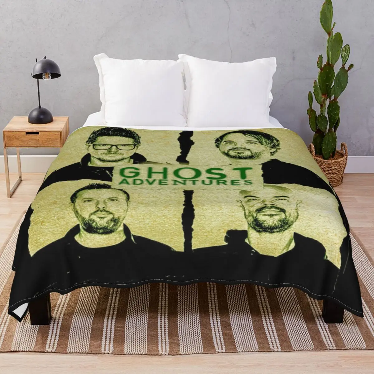 Ghost Adventures Crew Blanket Fleece Print Soft Throw Blankets for Bedding Sofa Camp Office