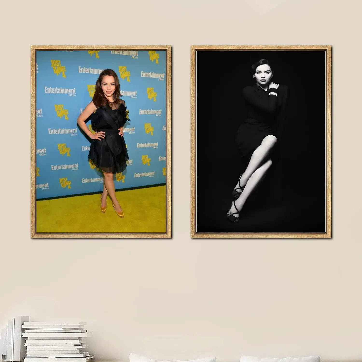 

emilia clarke Posters Painting 24x36 Wall Art Canvas Poster room decor Modern Family bedroom Decoration Art wall decor