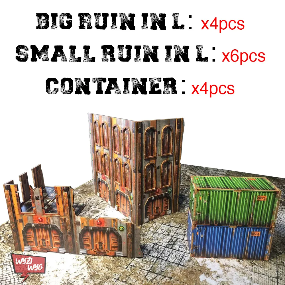 Подходит для местности V10 Edition 40 k Set 2024 с базой разрушенными сценическими базами