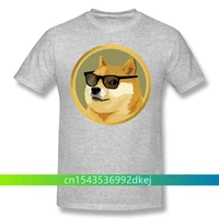 men clothing dogecoin shirt doge coin funny crypto design tshirt bitcoin apparel fashion short sleeve for adult oversize t shirt