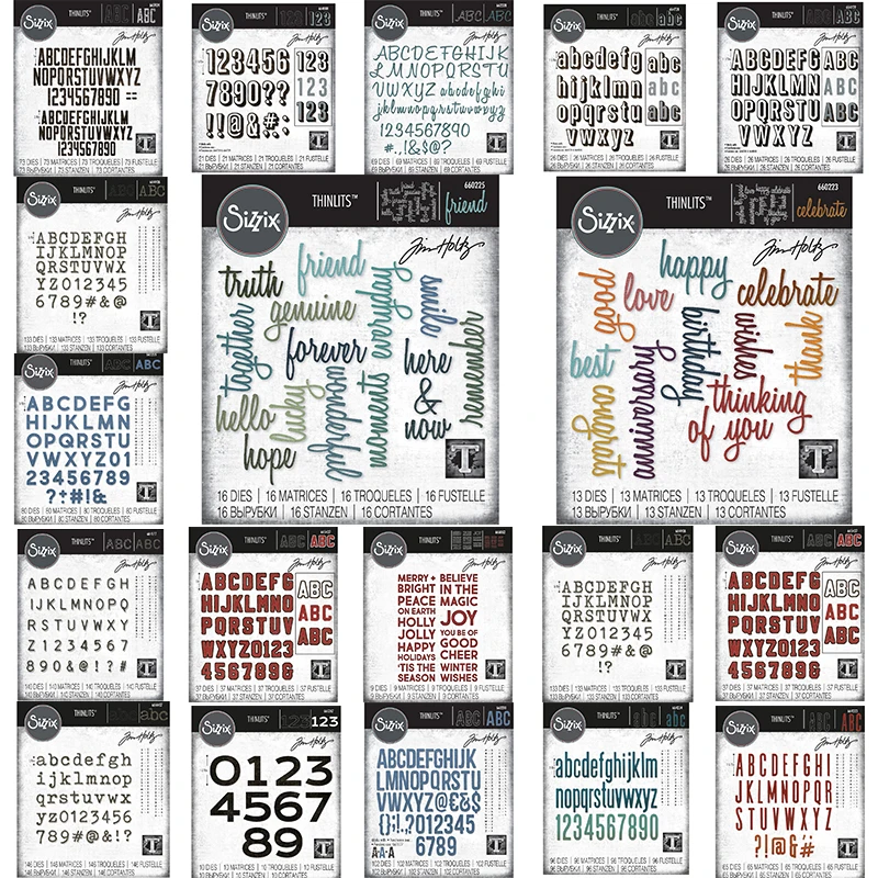 

Numeric Letters Metal Cutting Dies For Scrapbooking Donut Days Stencil Embossing Mold Diy Paper Cards Craft 2023 New