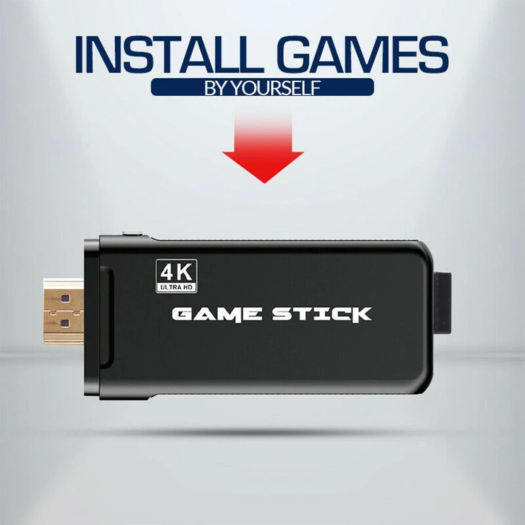 

Консоль игровая портативная 4K с беспроводным контроллером 2,4 ГГц, 32/64 ГБ