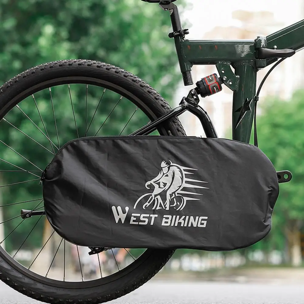 Велосипедная защита цепи светоотражающая Трехточечная фиксация велосипедный