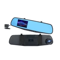3 5 inch ips hd 1080p mirror before and after dual lens video recorder car dvr car camera dash cam with camera car black box