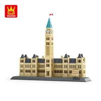 wange canada famous landmark architectural model parliament building difficult puzzle small particle building blocks for adults