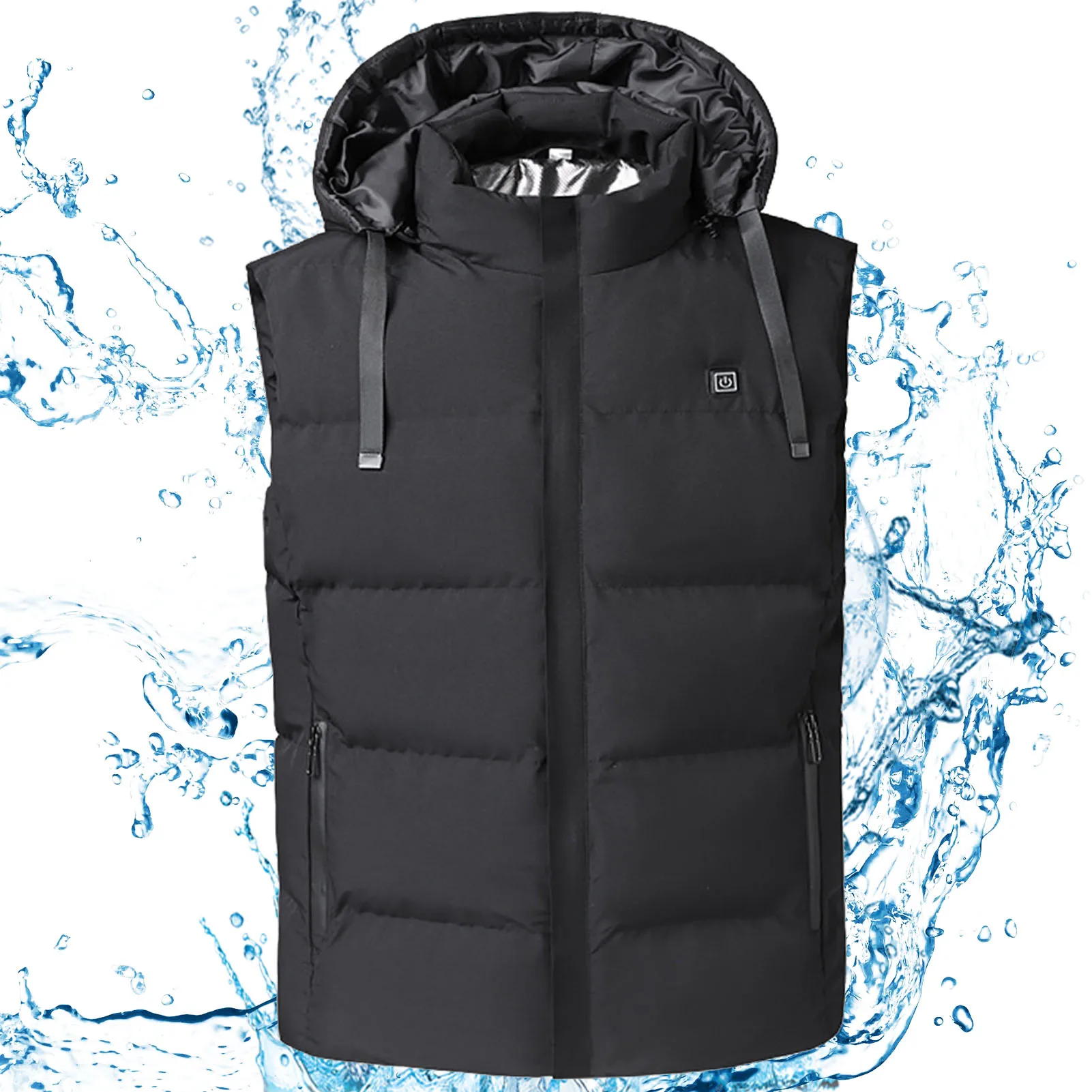 

Жилет с подогревом 7 зон жилет с подогревом зарядка через USB жилет с электрическим подогревом для мужчин и женщин мужской моющийся и легкий 3-...