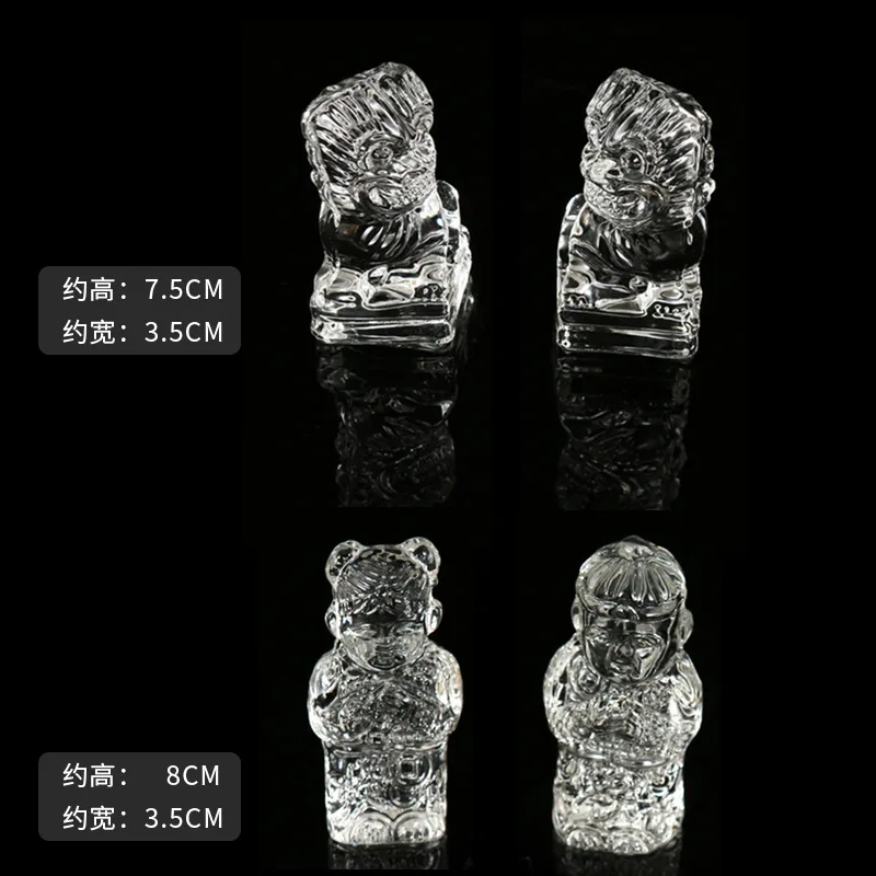 

Bone Ash Box Decoration Imitation Crystal Child, Male And Female Lion, Lotus Flower, Yuanbao, Seven Star Money, Gold And Silver