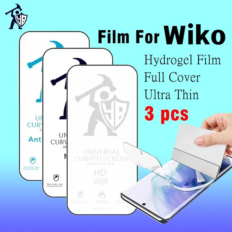 

Гидрогелевая пленка для Wiko T3 T10 T50 Y50 Y51 Y60 Y62 Y80, матовая защитная пленка для Wiko Power U10 U20 U30 View 3 4 5 Plus, 3 шт.