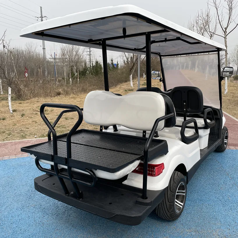 

48V/ 60V/ 72V Golf Cart Four-seater With Shed Tourist Sightseeing Car Electric Four-wheeled Car Elderly Sightseeing Battery Car