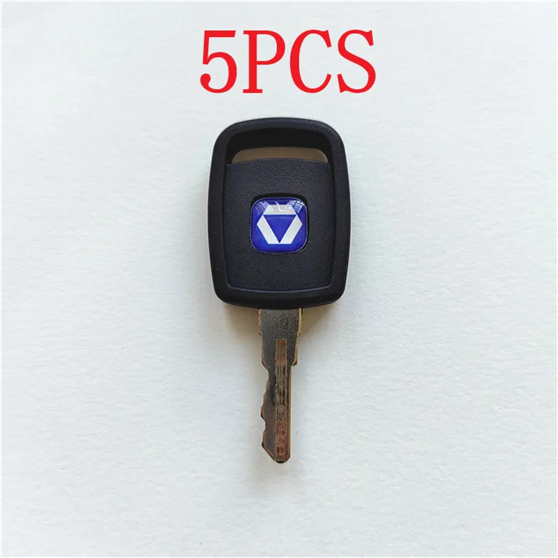 Фото Ключ зажигания XCMG 30E 40B 50C 50CN 855 859, 5 шт., электрический замок для xugong Погрузчик liugong №1