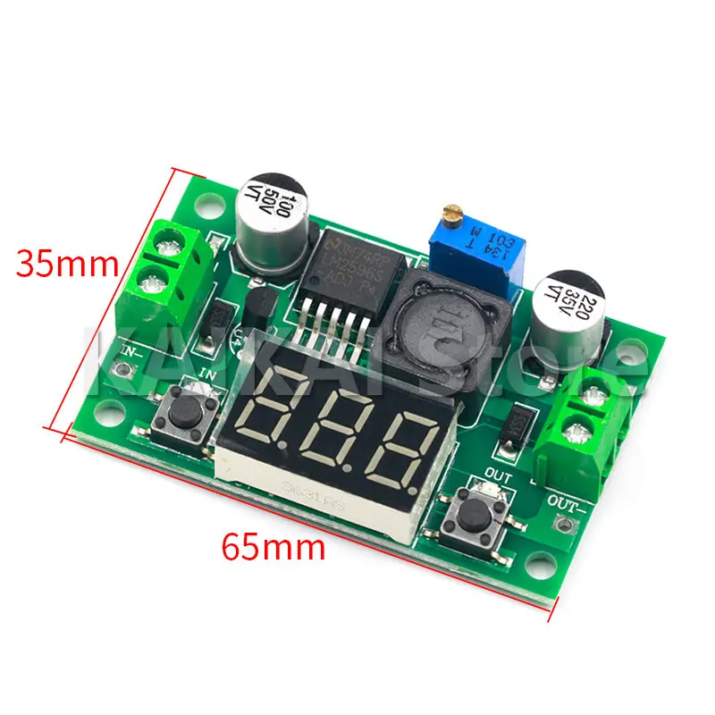 DC-DC понижающий модуль LM2596 DC/DC 4 0 ~ 40V до 1 25-37V Регулируемый регулятор напряжения
