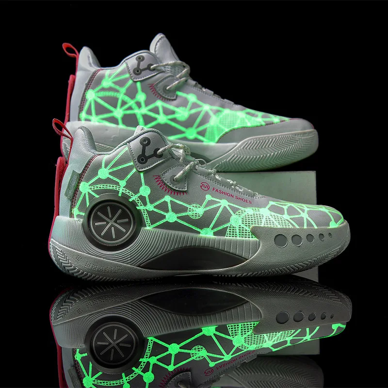 2022 Fashoin Colors Men's Sneakers Basketball Shoes Chunky High Quality Fluorescent Couple High-top Sports Shoes Womens Trainers