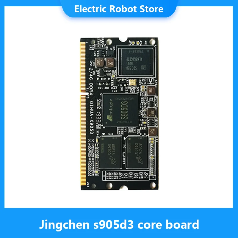 Jingchen s905d3 core board artificial intelligence quad core A55 NPU Android 9 LinuxQT super Quanzhi H6