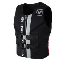 2022 new adult life jacket neoprene swimming buoyancy vest water sports surfing boating rafting motorboat safety life jacket