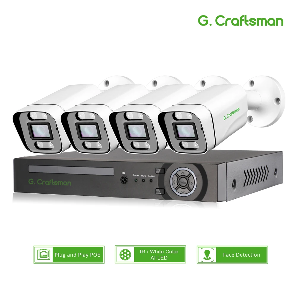IP-камера видеонаблюдения XMeye 5 Мп POE Onvif NVR | Безопасность и защита