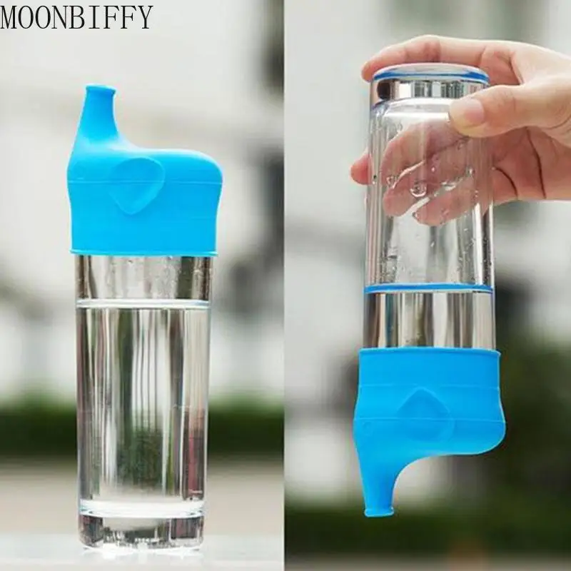 

Силиконовая крышка в форме слона, детская тренировочная присоска, бутылка для напитков, крышка с защитой от протекания, сопло, крышка для бу...