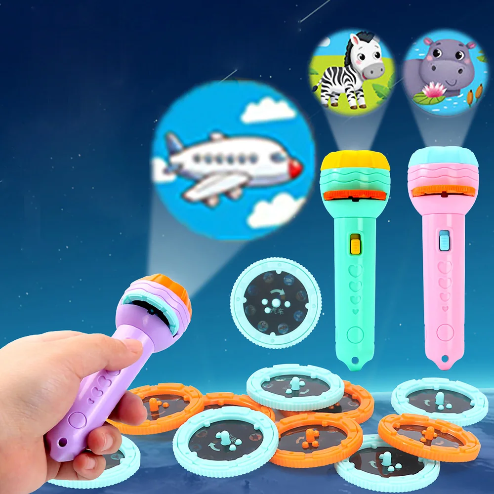 

Детские игрушки с проекцией фонарика, более 80 видов обучающих моделей животных, Детские Игрушки для раннего развития