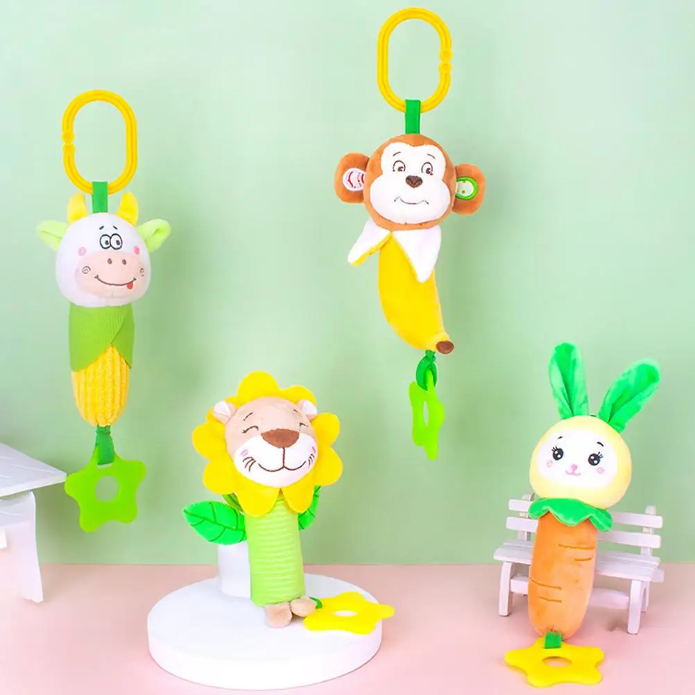 

1PCS Baby Stroller Rattles Hanging Toy Mobile Bed Cute Animal Doll Baby Crib Hanging Bell Toys #20